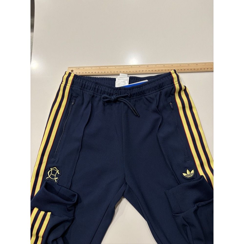 adidas CA ICON TP Mens M Collegiate Navy Track Pants Slim Fit Soccer KC4409 - Picture 4 of 14